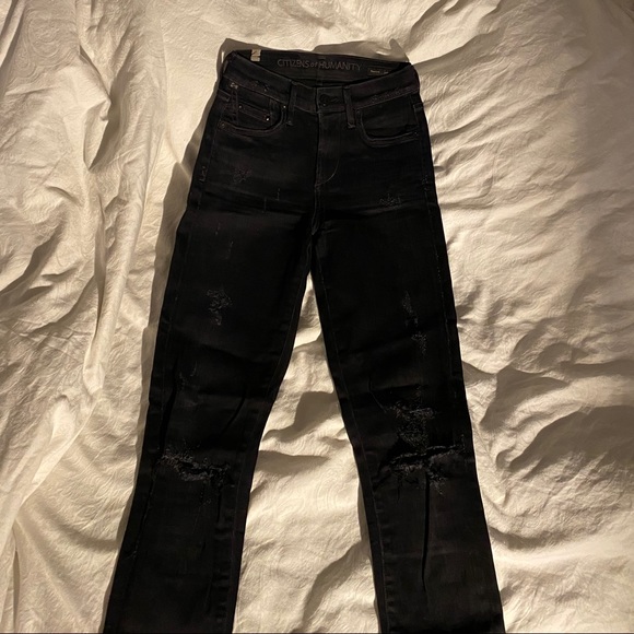 Citizens of humanity rocket dark wash jeans - Picture 3 of 3